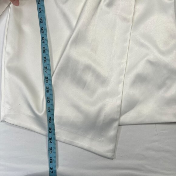 NWT NBD Revolve Vanity Mini Dress One Shoulder Satin Structured White Small - Picture 12 of 16